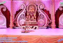 Srilankan Wedding Stage Paisley Decoration Srilankan Wedding Stage Paisley Decoration
