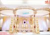 Traditional Gujarati Wedding Crown Wooden Mandap Traditional Gujarati Wedding Crown Wooden Mandap