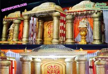 Amazing Wedding Temple Style Mandap Set