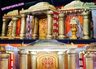 Amazing Wedding Temple Style Mandap Set