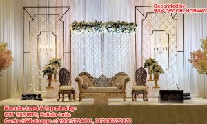 Designer Wedding Candle Back Walls USA
