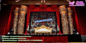 Dreamy Wedding Reception Stage Decor