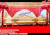 Elegant Bollywood Wedding Stage Furniture Set