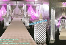 Latest Silver Crystal Wedding Mandap New York Latest Silver Crystal Wedding Mandap New York