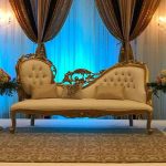 Princess Wedding Couch with Leaf Chairs