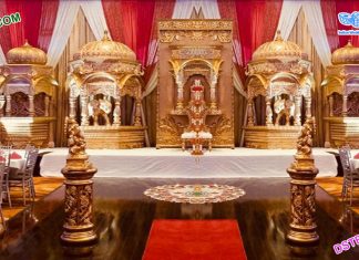 Royal Srilankan Wedding Stage With Temples Royal Srilankan Wedding Stage With Temples