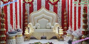 Royal Wedding Stage Maharaja Sofa London