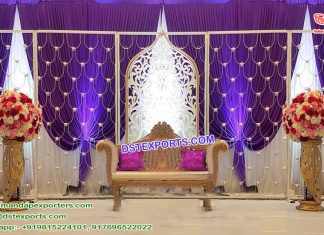 Wedding Stage Sparkling Candle Wall Decoration Wedding Stage Sparkling Candle Wall Decor