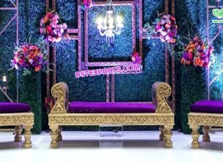 Designer Backless Couch For Mehndi Function Designer Backless Couch For Mehndi Function