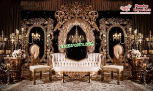 Dreamy Wedding Reception Stage Paris