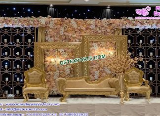 Elegance Wedding Stage with Candle Back-Walls Elegance Wedding Stage with Candle Back-Walls