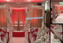 Exclusive Fiber Crystal Wedding Mandap Florida Exclusive Fiber Crystal Wedding Mandap Florida