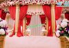 Indian Wedding Golden Roman Mandap Germany Indian Wedding Golden Roman Mandap Germany