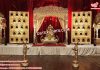 Rajwada Theme Wedding Stage with Temples