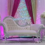 Royal Wedding Silver Carved Furniture Set