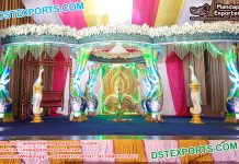 Srilankan Wedding Peacock Theme Mandap