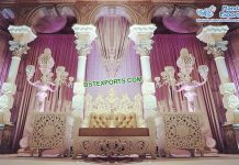 Stylish Moroccan Theme Wedding Stage Stylish Moroccan Theme Wedding Stage