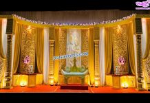 Traditional Wedding Radha Krishna Stage Decor Traditional Wedding Reception Stage Decor