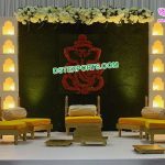 Wedding Stage Jhrokha Candle Walls