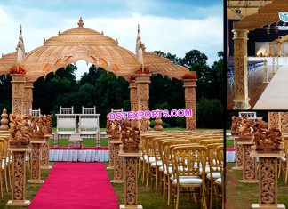 Wedding Wooden Handicraft Temple Mandap Wedding Wooden Handicraft Temple Mandap