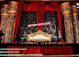 Asian Wedding Stage Fiber Candle Walls Asian Wedding Stage Fiber Candle Walls