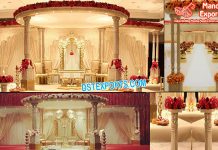 Gorgeous Double Pole Wedding Mandap