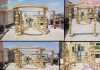 Grand Wedding Wooden Damroo Mandap France Grand Wedding Wooden Damroo Mandap France