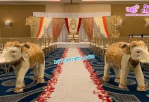 Indian Wedding Elephant Statues Entrance Decor Indian Wedding Elephant Statues Entrance Decor