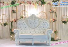 Luxurious Wedding White Throne Sofa USA Luxurious Wedding White Throne Sofa USA