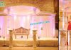 Modern Wedding Fiber Crystal Mandap Fiji Modern Wedding Fiber Crystal Mandap Fiji