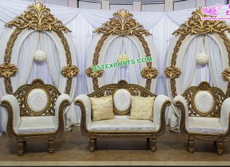 Prominent Wedding Stage New Oval Frame/Panels Prominent Wedding Stage New Oval Frame Panels