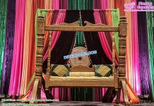 Punjabi Wedding Sangeet Stage Swing/Jhula Punjabi Wedding Sangeet Stage Swing Jhula