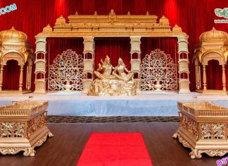 South Asian Wedding Shiv Parvati Stage South Asian Wedding Shiv Parvati Stage