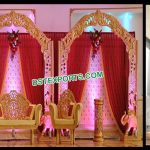 South Indian Wedding Wooden Back Frames