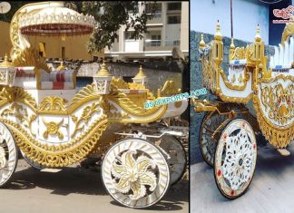 Traditional Bahubali Wedding Buggy/Carriage Traditional Bahubali Wedding Buggy Carriage
