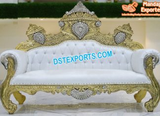 Classy Wedding Stage Chaise For Bride & Groom