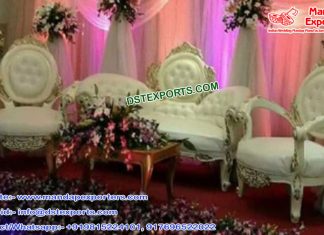 Crown Style Wedding Couch With Chairs Crown Style Wedding Couch With Chairs