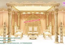 Designer Wooden Handicraft Wedding Mandap NZ Designer Wooden Handicraft Wedding Mandap NZ