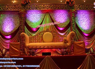 Dreamy Wedding Reception Stage London Dreamy Wedding Reception Stage London