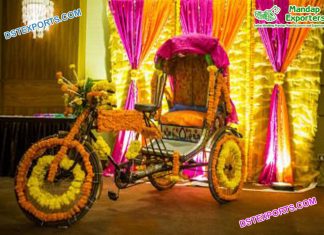 Latest Decorative Rickshaw For Bridal Entry Latest Decorative Rickshaw For Bridal Entry