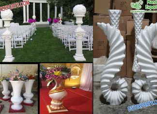 Latest Wedding Fiber Flower Pots Collection Latest Wedding Fiber Flower Pots Collection