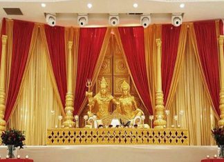 Lord Shiv Parvati Wedding Stage Germany
