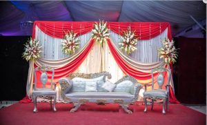 Luxurious Wedding Stage Love Sofa Set Durban