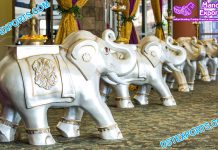 Wedding Walkway Elephant FRP Statues Wedding Walkway Elephant FRP Statues