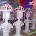 Western Wedding Flower Pots Aisleway Decoration