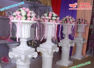Western Wedding Flower Pots Aisleway Decoration Western Wedding Flower Pots Aisleway Decoration