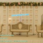 English Wedding Wooden Candle Back Walls