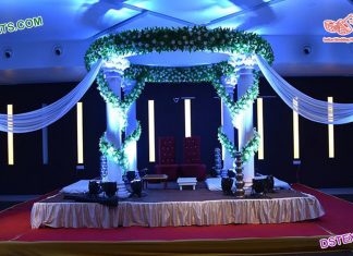 Fantasy White Roman Style Wedding Mandap Fantasy White Roman Style Wedding Mandap