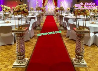 Glamorous Wedding Event Walkway Pillars Durban Glamorous Wedding Event Walkway Pillars Durban