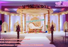 Gorgeous Hindu Wedding Wooden Mandap NZ Gorgeous Hindu Wedding Wooden Mandap NZ